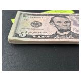 40 Uncirculated Consecutive $5 Dollar Star Notes