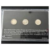 Roosevelt Silver Dime Mint Mark Set