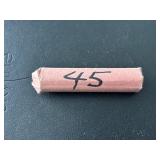 1945 Lincoln Cent Roll
