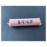 1948 Lincoln Wheat Cent Roll