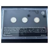 Roosevelt Silver Dime Mint Mark Set