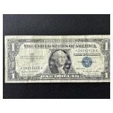 1957 A Blue Seal $1 Dollar Silver Certificate Star Note