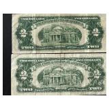 Red Seal $2 Dollar Notes