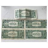 Blue Seal $1 Dollar Silver Certificates