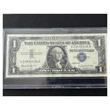 1957 B Blue Seal $1 Dollar Silver Certificate