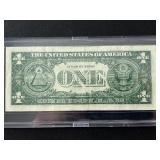 1957 B Blue Seal $1 Dollar Silver Certificate