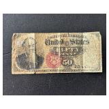 1868 Fractional Currency 50 Cents