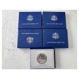 1986 Statue of Liberty Half Dollar Proofs and Denver Mint