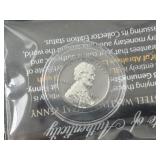 1943 Steel Lincoln Cent Silver and Black Ruthenium Edition