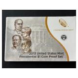 2013 Presidential Dollar Proof Set