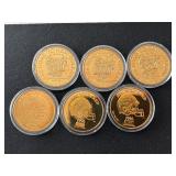 NFL Tokens 1996 Playoff Road to Super Bowl