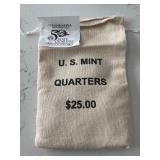 $25 Sealed Bag of Minnesota Denver Mint Quarters