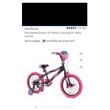 Barbie sparkles kids girl bike