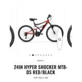 24in Hyper Shocker MTB-DS Red/Black