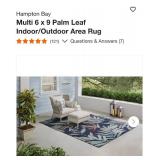 6x9 indoor outdoor area rug