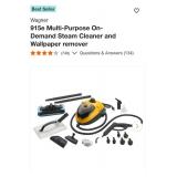 Steam machine and cleaning supplies