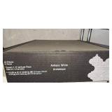 Antique white arabesque mosaic tile