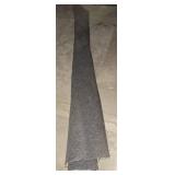 Black carpet remnant roll