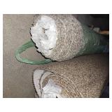 2 carpet remnant rolls