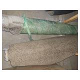 2 carpet remnant rolls