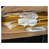 Gold-Tone Square-Tube Metal Frame Bars - Assorted Lengths