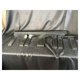 Track Rail System Components - Black Metal