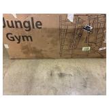 Jungle Gym - Wooden Playset Frame with Ladder & Slide