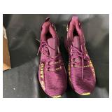 Sneakers - Just Do It Branding on Purple Knit Upper