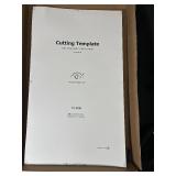 Pet Door Panels & Cutting Template - Instruction Manual Included