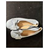 Ballet Flats - Glitter Bow, Light Blue, EU Size 41