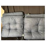 Seat Cushions (Set of 4) - Faible Poisson, 21 x 21 inches