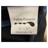 Seat Cushions (Set of 4) - Faible Poisson, 21 x 21 inches