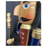 Nutcracker Figure - Hand-Painted King with Crown & Scepter