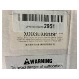 Round Faux Leather Desk Organizer - Hennaja, 4 Compartments, 360° Spinner, Weave Grey