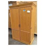 Solid wood office desk cabinet 68"x42"x24"