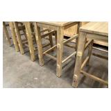 4 highback stools