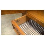 Solid wood TV cabinet