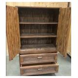 Vintage wicker dresser