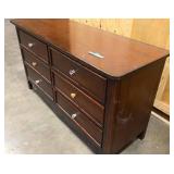 Bonvita Long dark wood dresser