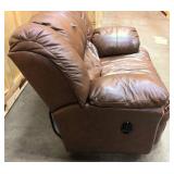Large Brown Oversized Recliner