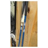 Rossignol and Visu cross crounty skis with Rossignol poles and VM staven poles