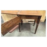 Vintage wood sewing machine cabinet