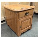 Amish-made solid wood nightstand