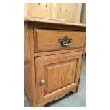 Amish-made solid wood nightstand