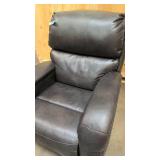 Beautiful Dark leather powered recliner