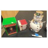Holiday Votives and Snowman candle holders