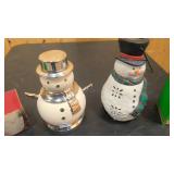 Holiday Votives and Snowman candle holders