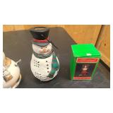 Holiday Votives and Snowman candle holders