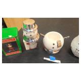 Holiday Votives and Snowman candle holders