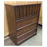 Vintage Dark solid wood dresser